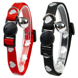Produktbild von DUVO+ Katzen-Halsband Reflektierend mit Herzen