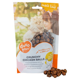 Produktbild von Duvo+ Katzensnack Crunchy Chicken Balls - 50 g