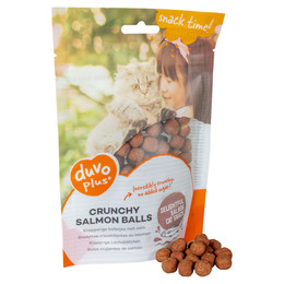 Produktbild von Duvo+ Katzensnack Crunchy Salmon Balls - 50 g