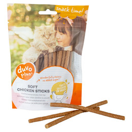 Produktbild von Duvo+ Katzensnack Soft Chicken Sticks - 50 g