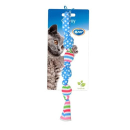 Produktbild von DUVO+ Katzenspielzeug geflochtenes Bonbon aus Plüsch