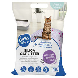 Produktbild von Duvo+ Katzenstreu Silica Premium Lavendel 16 l