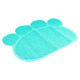 Produktbild von Duvo+ Katzentoiletten-Matte Pfote petrol