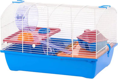 Produktbild von DUVO+ Kleintierkäfig Ibiza Victor hellblau/weiß