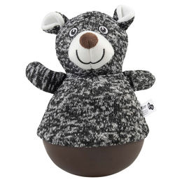 Produktbild von Duvo+ Kuscheltier Tumbly Bär schwarz, Maße: 13,5 x 13,5 x 22 cm