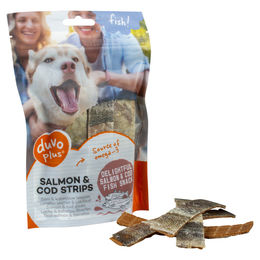 Produktbild von Duvo+ Lachs & Kabeljau Strips - 150 g