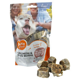 Duvo+ Lachs & Kabeljau Sushi - 120 g – Bild 1 von 3