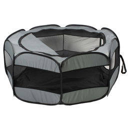 Produktbild von Duvo+ Laufstall für Welpen faltbar hellgrau, Größe: L