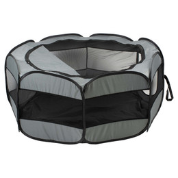 Produktbild von Duvo+ Laufstall für Welpen faltbar hellgrau, Größe: M