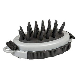 Produktbild von Duvo+ Massage Handbürste schwarz/grau