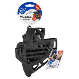 Produktbild von Duvo+ Maulkorb Gummi Schwarz Größe XXL