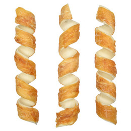 Produktbild von Duvo+ Meat! Rindshaut & Huhn Spiralen - 8 x 520 g