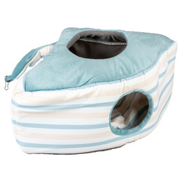 Produktbild von Duvo+ Nager-Eckhaus Striped Plüsch Größe M