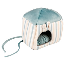 Produktbild von Duvo+ Nager-Versteck Striped Haus Plüsch Größe S