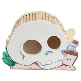 Produktbild von DUVO+ Nagerhaus Holz Spielhaus Schädel