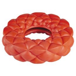 Produktbild von DUVO+ Outdoor-Spielzeug Leckerli-Spender Ring Gummi orange