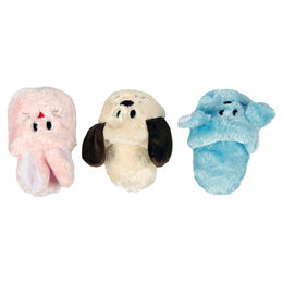 Produktbild von DUVO+ Plüsch-Pantoffel mit Glocke Hundespielzeug