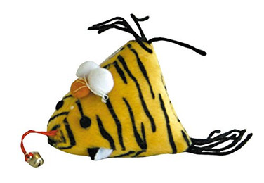 Produktbild von DUVO+ Plüschdreieck mit Glocke Katzenspielzeug