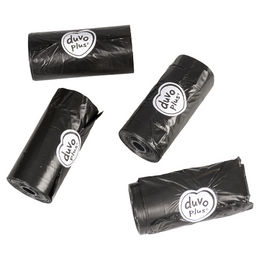 Produktbild von Duvo+ Poo Bags auf Rolle schwarz - 16 x 20 Stk.