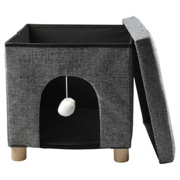 Produktbild von DUVO+ Schlafhöhle Katzenkratzhaus Gina grau