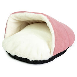 Produktbild von DUVO+ Schlafhöhle Schlafsack Velvet rosa für Katzen