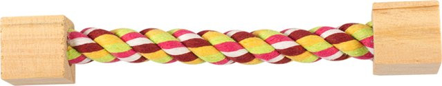 Produktbild von DUVO+ Seilspielzeug mit Holzblöcken für Nagetiere