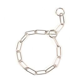Produktbild von Duvo+ Slip Hundehalsband verchromt mit großen Kettengliedern - 80 cm