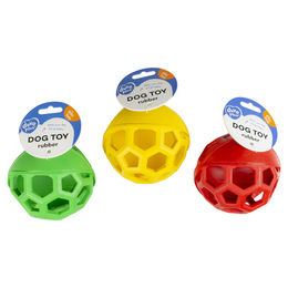 Produktbild von DUVO+ Snackball Hundespielzeug Gummi Fußball offen