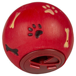 Produktbild von DUVO+ Snackball Hundespielzeug Vinyl Leckerliball rot