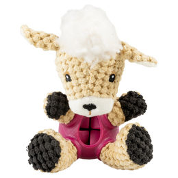 Produktbild von DUVO+ Snackspender Schaf aus Plüsch und Gummi