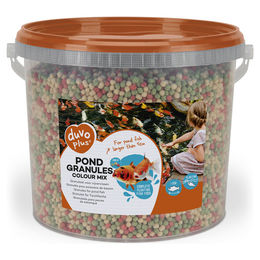 Produktbild von Duvo+ Teichgranulat Farbmischung 4 mm - 5 l