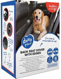 Produktbild von DUVO+ Tier-Autoschondecke Rücksitz-Schutzdecke mit Rand schwarz