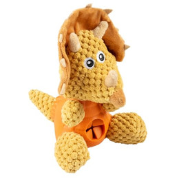 Produktbild von DUVO+ Tier-Intelligenzspielzeug Hundespielzeug Snackspender Triceratops