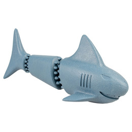 Produktbild von DUVO+ Tier-Intelligenzspielzeug Snackspielzeug Eco Hai Leckerlispender blau