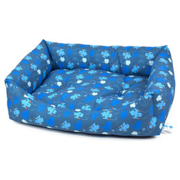 Produktbild von Duvo+ Tierbett "Die Schlümpfe" rechteckig blau