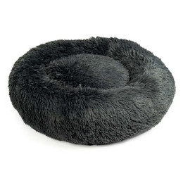 Produktbild von DUVO+ Tierbett Duvoplus Donutbett Snug - dunkelgrau Größe / Maße: S - 50x50x13cm