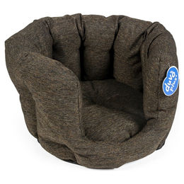 DUVO+ Tierbett Hundebett oval King braun – Bild 1 von 2