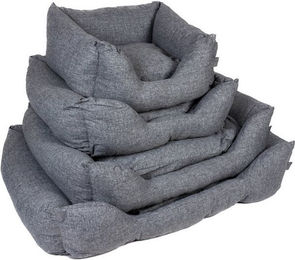 Produktbild von DUVO+ Tierbett Hundebett Textura Eco rechteckig grau