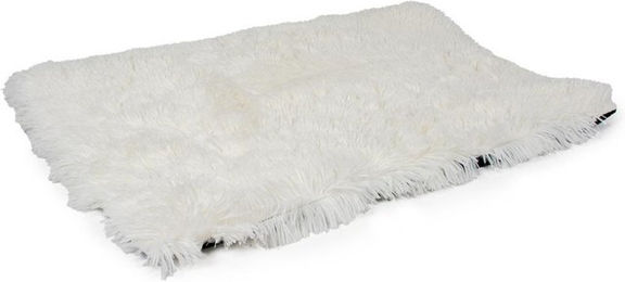 Produktbild von DUVO+ Tierkissen Hundekissen Bench Snug aus Landhaar-Plüsch weiß