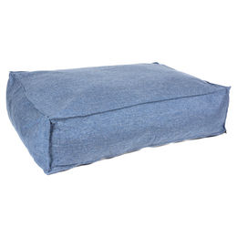 Produktbild von DUVO+ Tierkissen Hundematratze Textura Eco rechteckig blau