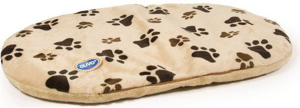 Produktbild von DUVO+ Tierkissen oval mit Pfotenabdruck beige