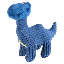 DUVO+ Tierkuscheltier Hundespielzeug Dino Brontosaurus blau – Bild 1 von 2