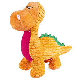 Produktbild von DUVO+ Tierkuscheltier Hundespielzeug Dino Tsintaosaurus orange