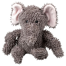 Produktbild von DUVO+ Tierkuscheltier Hundespielzeug Plüsch Elefant Moppy grau