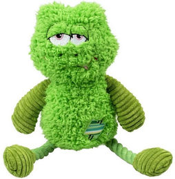 Produktbild von DUVO+ Tierkuscheltier Hundespielzeug Plüsch Frosch Silly grün