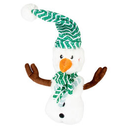 Produktbild von DUVO+ Tierkuscheltier Hundespielzeug Plüsch Schneemann Leo