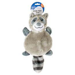 Produktbild von DUVO+ Tierkuscheltier Hundespielzeug Waschbär Plüsch grau