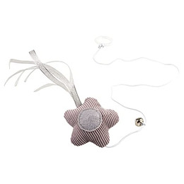 Produktbild von DUVO+ Tierkuscheltier Katzenspielzeug Cushy Stern mit Gummizug & Glocke grau