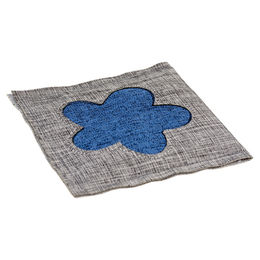 Produktbild von DUVO+ Tierkuscheltier Katzenspielzeug Eco Navy Quadrat mit Katzenminze