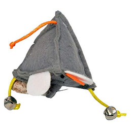 Produktbild von DUVO+ Tierkuscheltier Katzenspielzeug Filzmaus grau